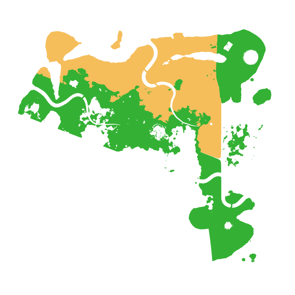Biome Rust Map: Procedural Map, Size: 3500, Seed: 19601649