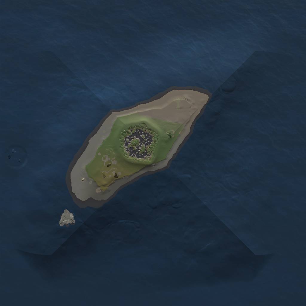 Rust Map: Procedural Map, Size: 1000, Seed: 999042, 3 Monuments