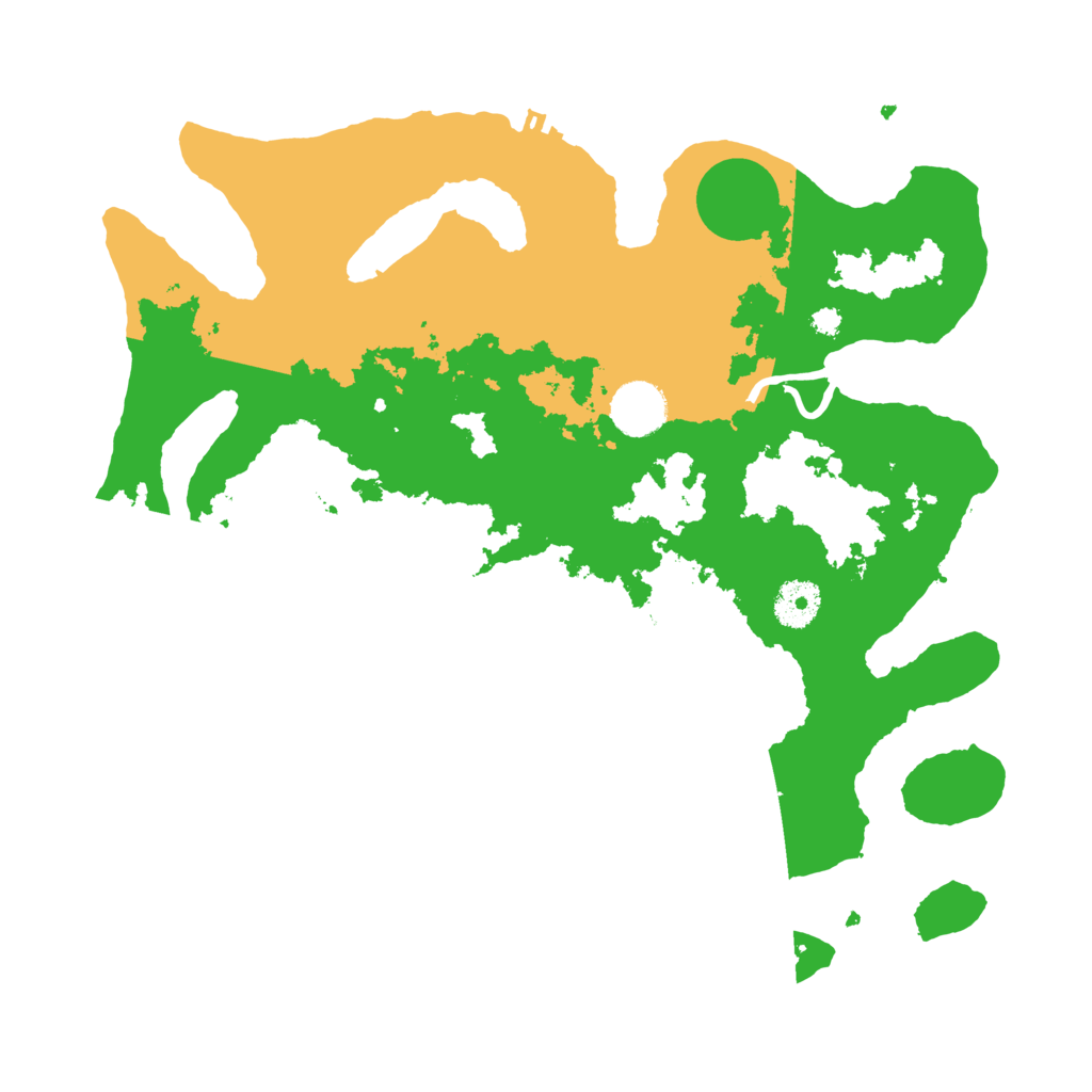 Biome Rust Map: Procedural Map, Size: 3500, Seed: 46375822