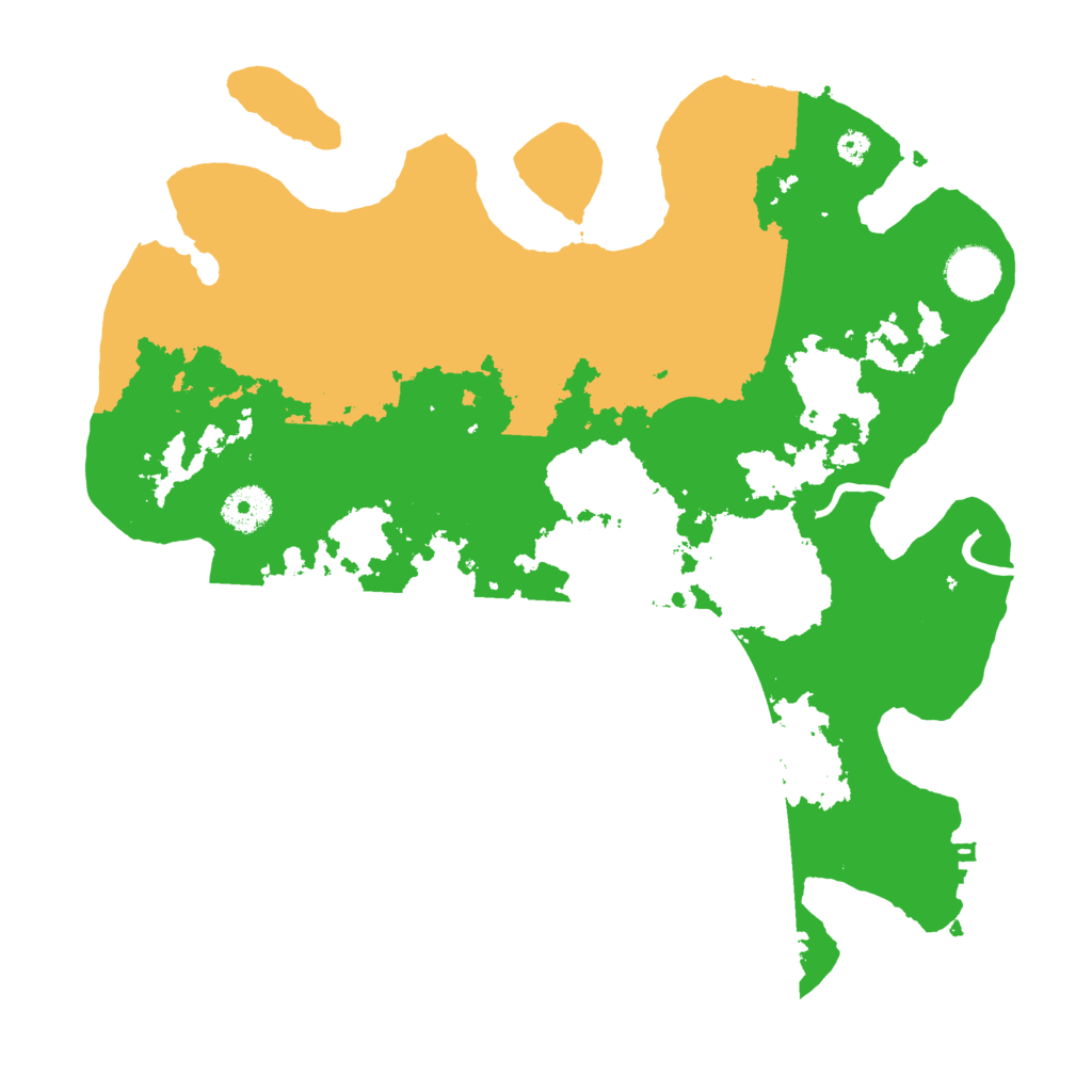 Biome Rust Map: Procedural Map, Size: 3500, Seed: 12222022