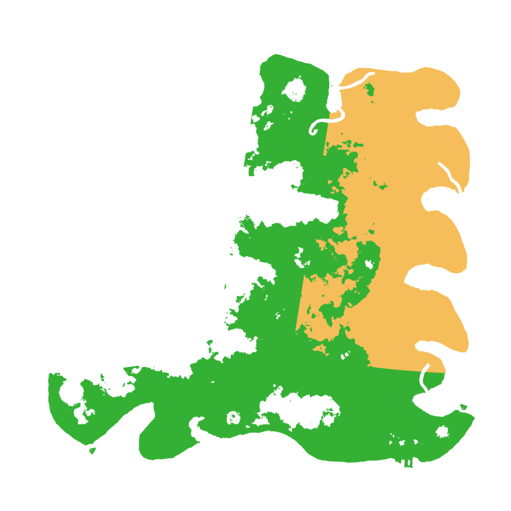 Biome Rust Map: Procedural Map, Size: 3800, Seed: 39928110