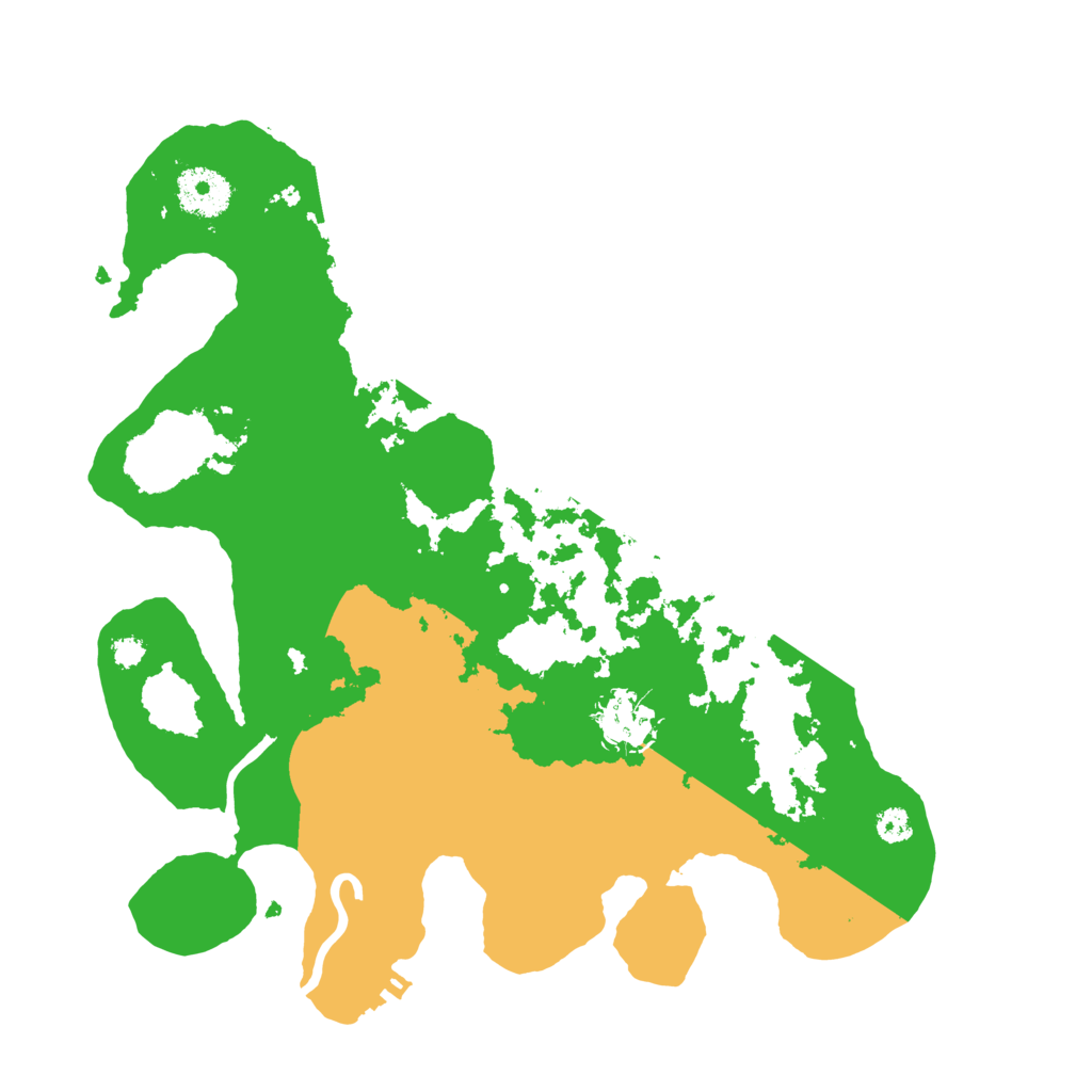 Biome Rust Map: Procedural Map, Size: 3200, Seed: 73740231