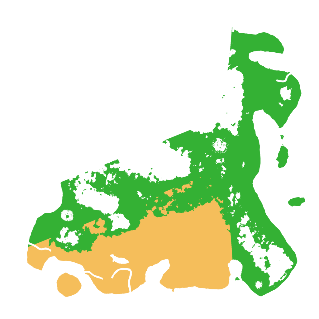 Biome Rust Map: Procedural Map, Size: 4000, Seed: 124239
