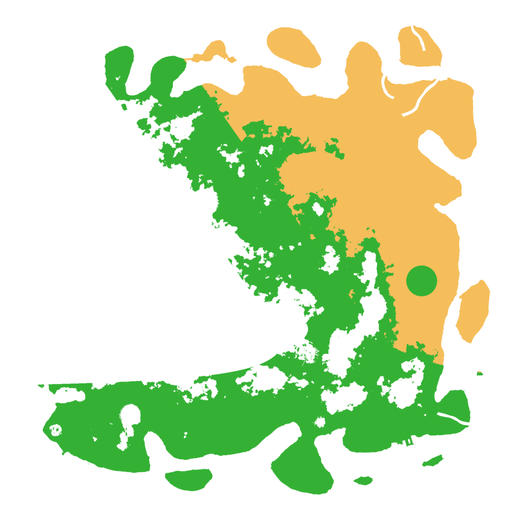 Biome Rust Map: Procedural Map, Size: 4500, Seed: 51654803