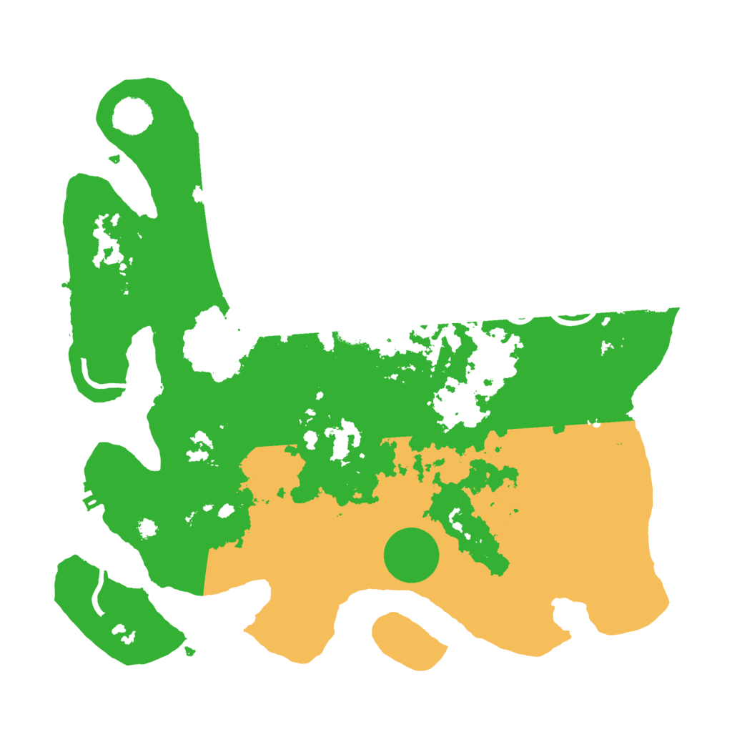 Biome Rust Map: Procedural Map, Size: 3500, Seed: 38857372