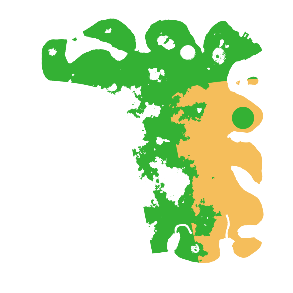 Biome Rust Map: Procedural Map, Size: 3500, Seed: 18970579