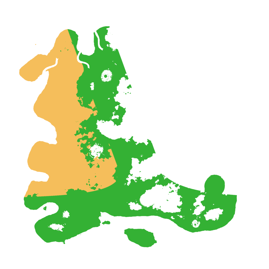 Biome Rust Map: Procedural Map, Size: 3500, Seed: 95115006