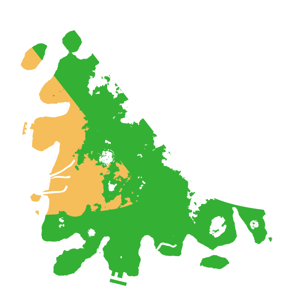Biome Rust Map: Procedural Map, Size: 3500, Seed: 39421789