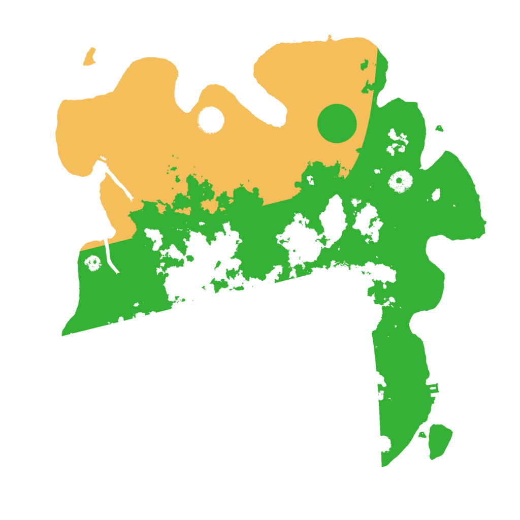 Biome Rust Map: Procedural Map, Size: 3500, Seed: 47450392
