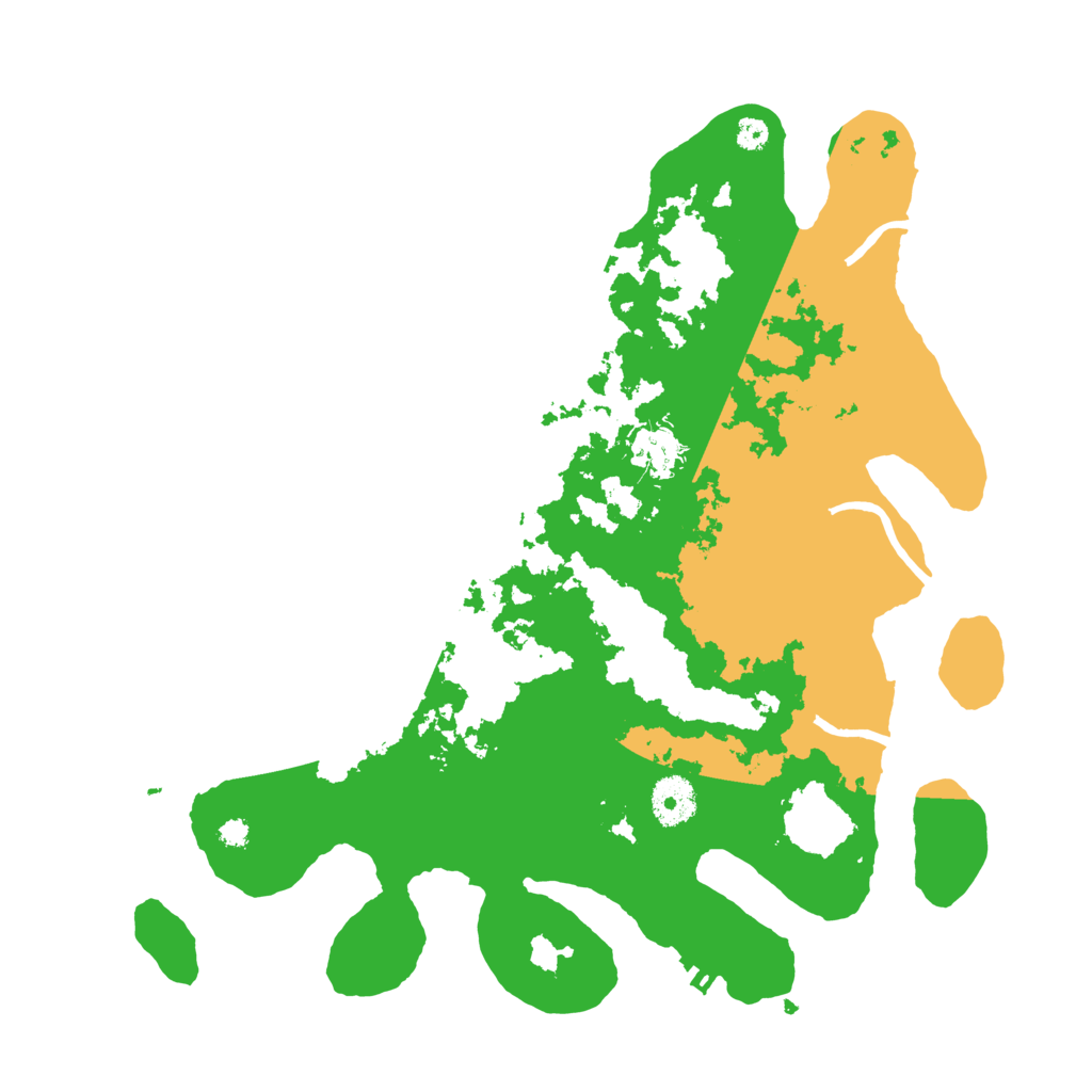 Biome Rust Map: Procedural Map, Size: 3500, Seed: 13711176