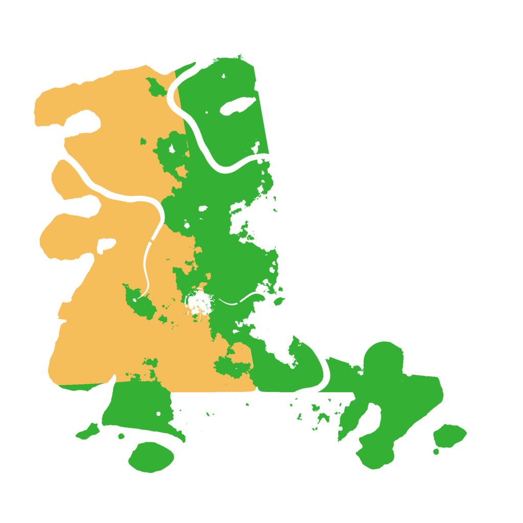 Biome Rust Map: Procedural Map, Size: 3500, Seed: 26532439