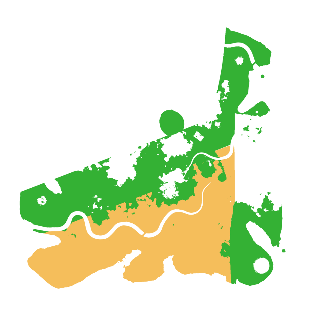 Biome Rust Map: Procedural Map, Size: 3500, Seed: 859766771