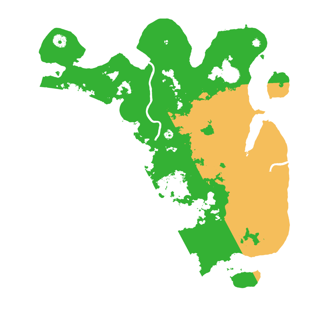 Biome Rust Map: Procedural Map, Size: 3500, Seed: 1440326013