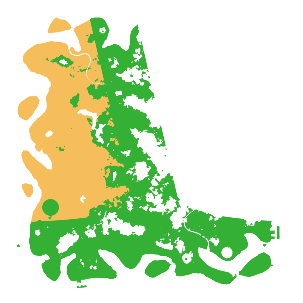 Biome Rust Map: Procedural Map, Size: 4800, Seed: 797717412