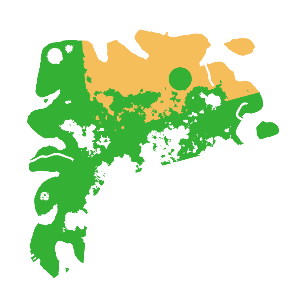 Biome Rust Map: Procedural Map, Size: 3500, Seed: 71248424