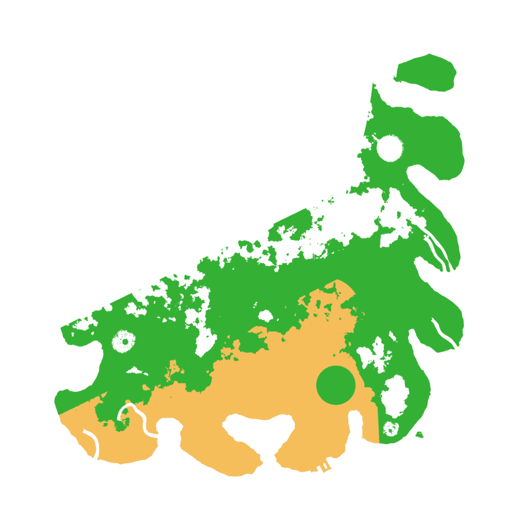 Biome Rust Map: Procedural Map, Size: 3500, Seed: 617924707