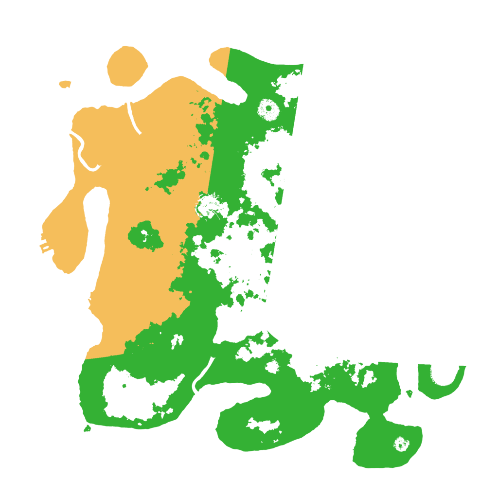 Biome Rust Map: Procedural Map, Size: 3500, Seed: 2740023