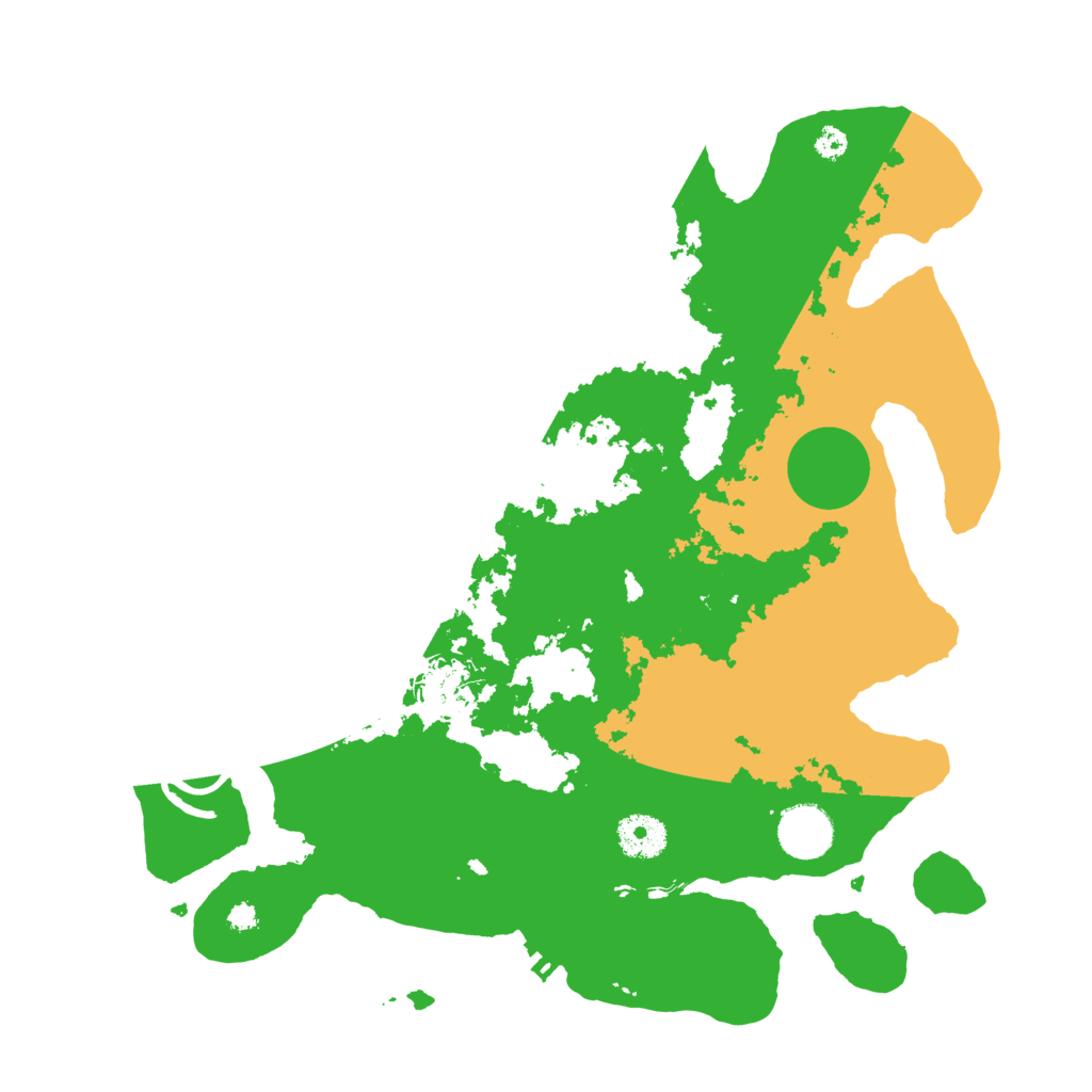 Biome Rust Map: Procedural Map, Size: 3500, Seed: 281716094