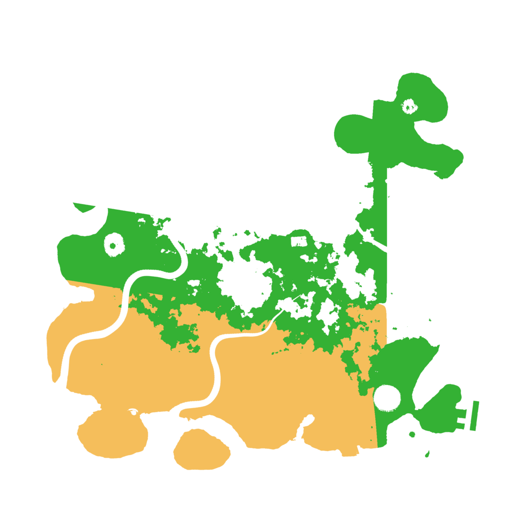 Biome Rust Map: Procedural Map, Size: 3500, Seed: 192837465