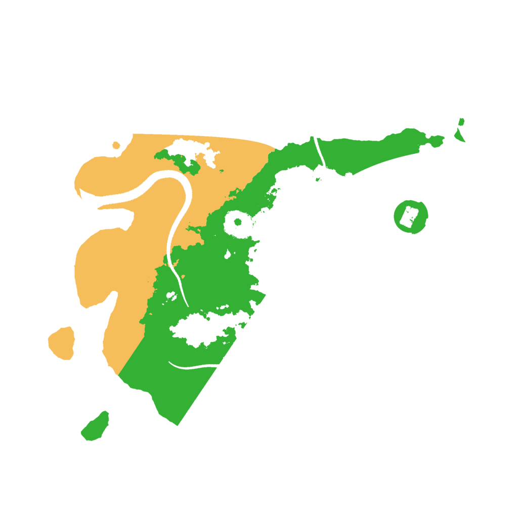 Biome Rust Map: Procedural Map, Size: 2750, Seed: 19991008