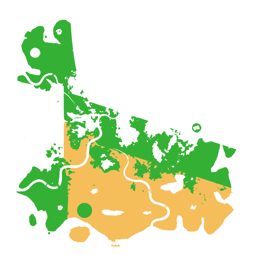 Biome Rust Map: Procedural Map, Size: 4500, Seed: 2102