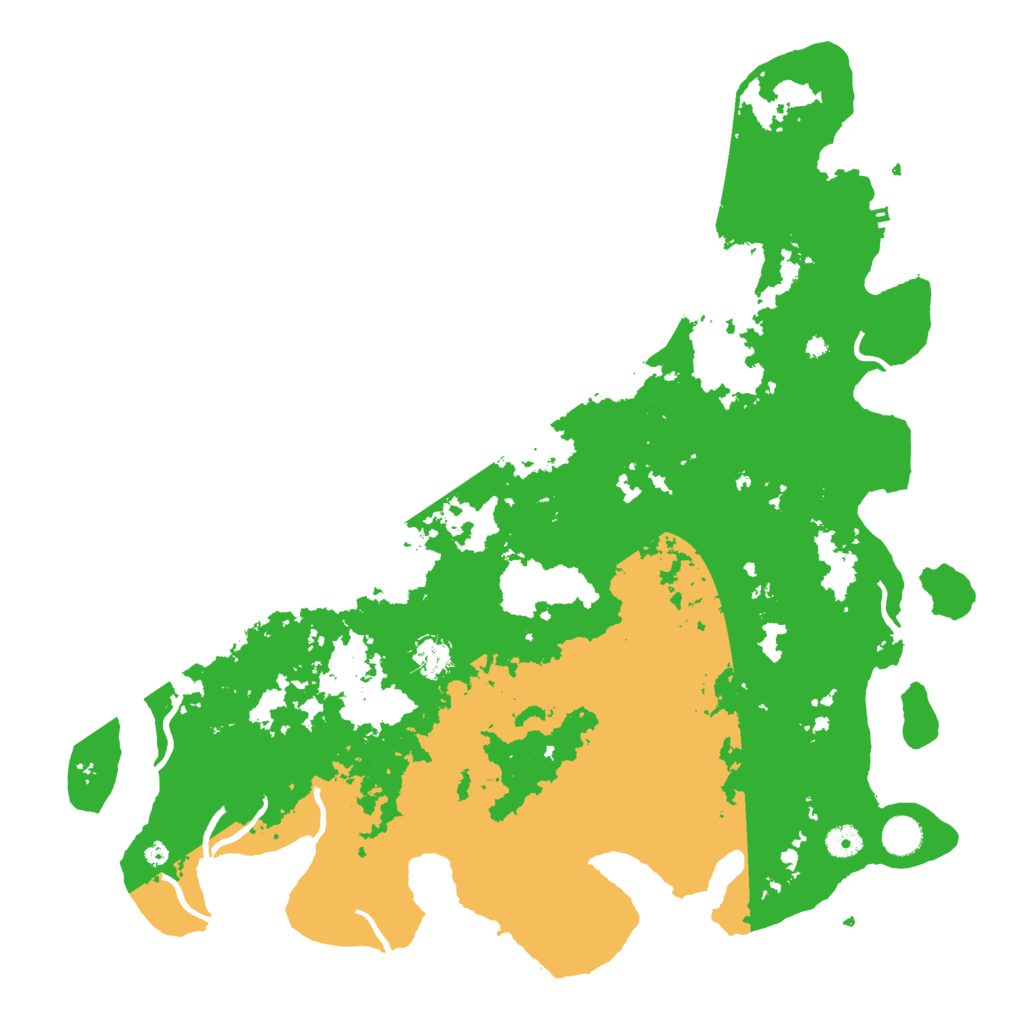 Biome Rust Map: Procedural Map, Size: 4500, Seed: 1141560454