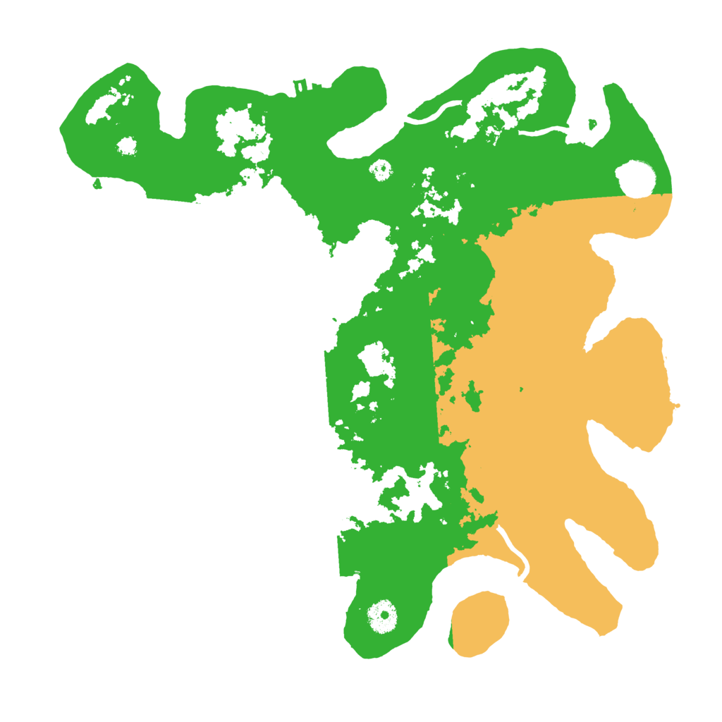 Biome Rust Map: Procedural Map, Size: 3500, Seed: 777359244