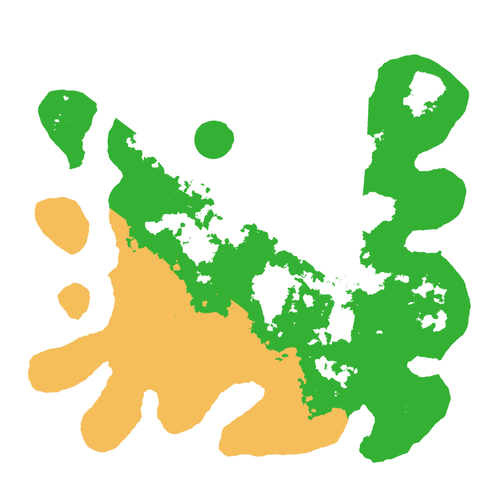 Biome Rust Map: Barren, Size: 3500, Seed: 469900