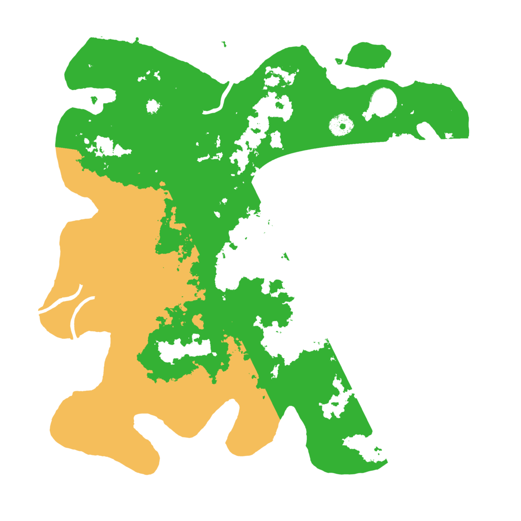 Biome Rust Map: Procedural Map, Size: 3500, Seed: 1227229927