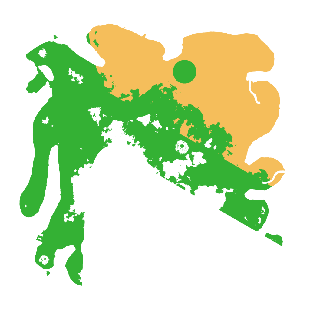 Biome Rust Map: Procedural Map, Size: 3500, Seed: 967736906