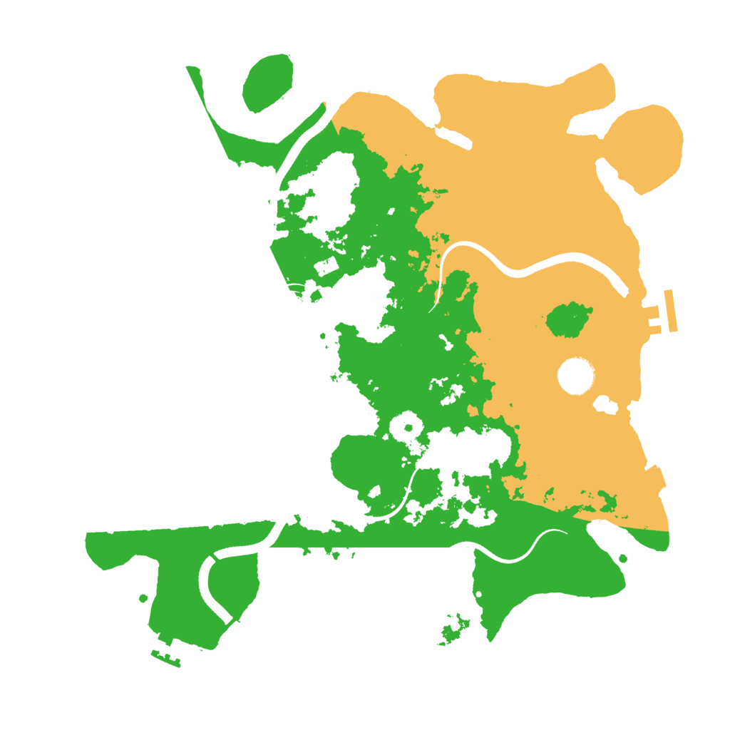 Biome Rust Map: Procedural Map, Size: 3500, Seed: 920785857