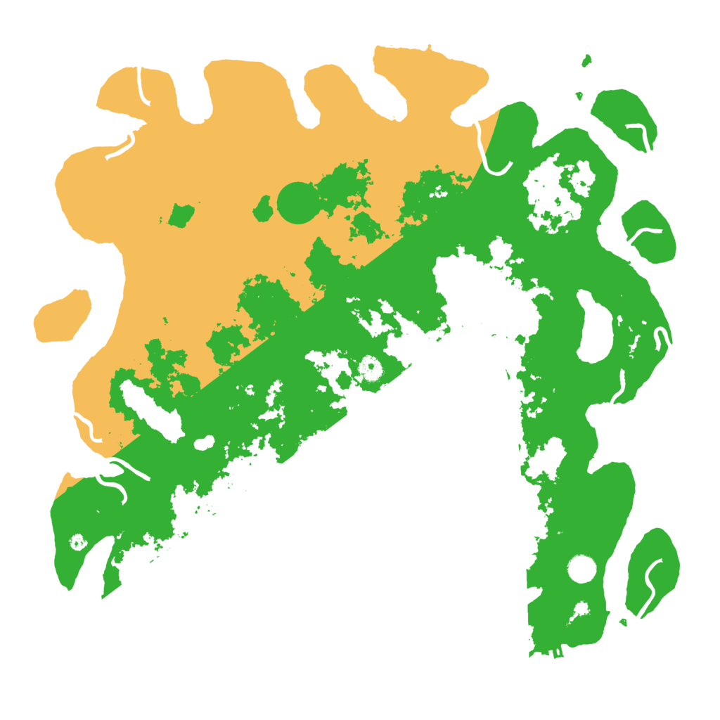 Biome Rust Map: Procedural Map, Size: 4500, Seed: 870253567