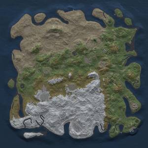 Thumbnail Rust Map: Procedural Map, Size: 4800, Seed: 198339146, 19 Monuments