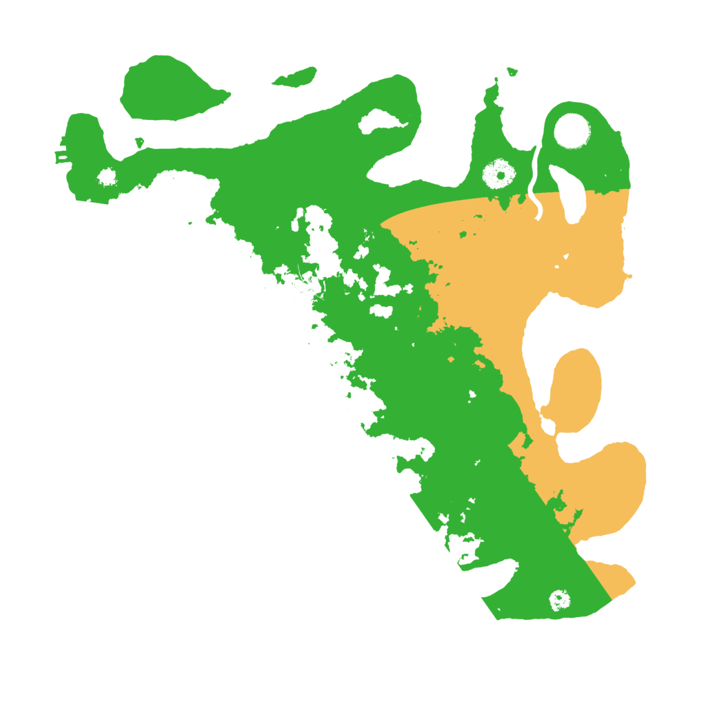 Biome Rust Map: Procedural Map, Size: 3500, Seed: 41458446