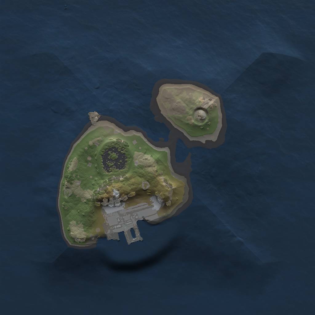 Rust Map: Procedural Map, Size: 1250, Seed: 1569028084, 4 Monuments