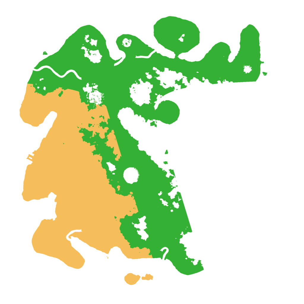 Biome Rust Map: Procedural Map, Size: 3500, Seed: 1484558600
