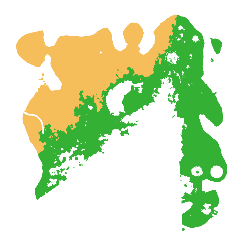Biome Rust Map: Procedural Map, Size: 3500, Seed: 592190010