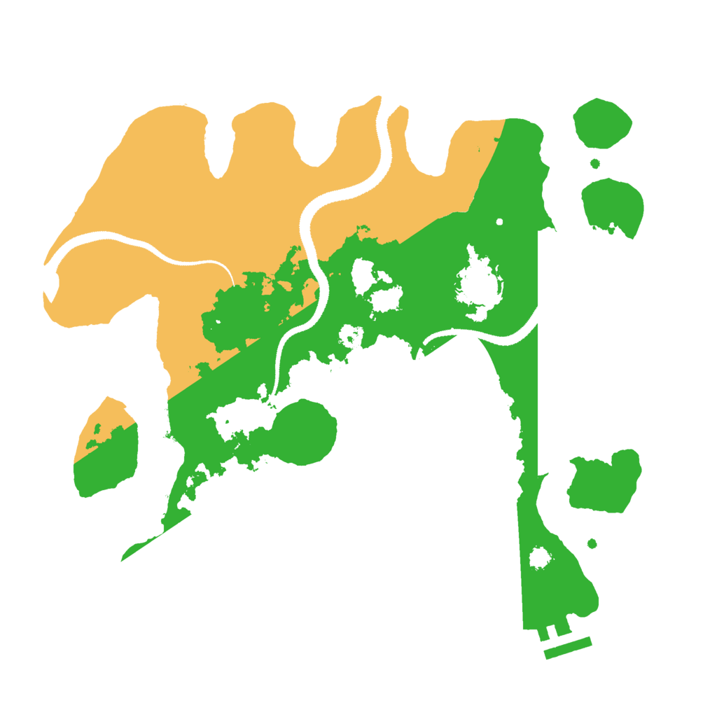 Biome Rust Map: Procedural Map, Size: 3000, Seed: 1562380