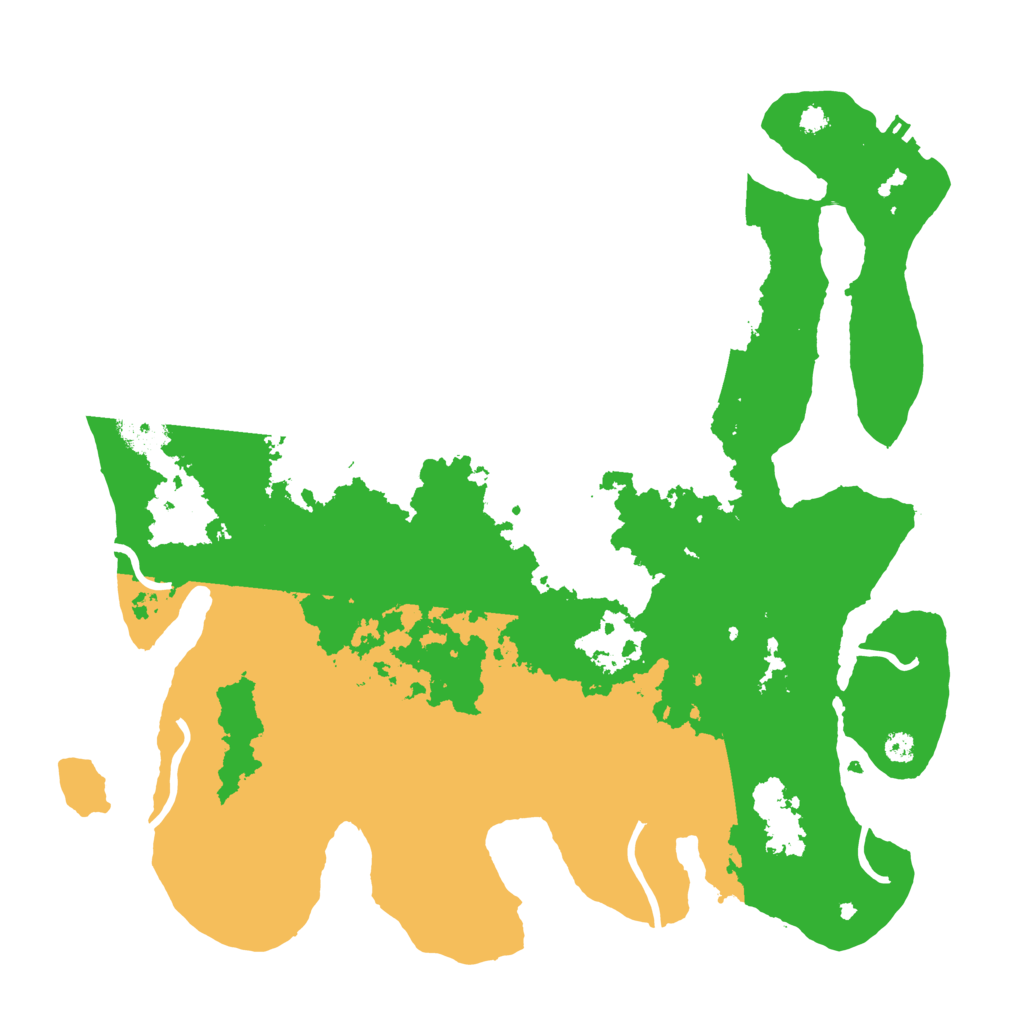 Biome Rust Map: Procedural Map, Size: 3500, Seed: 1799