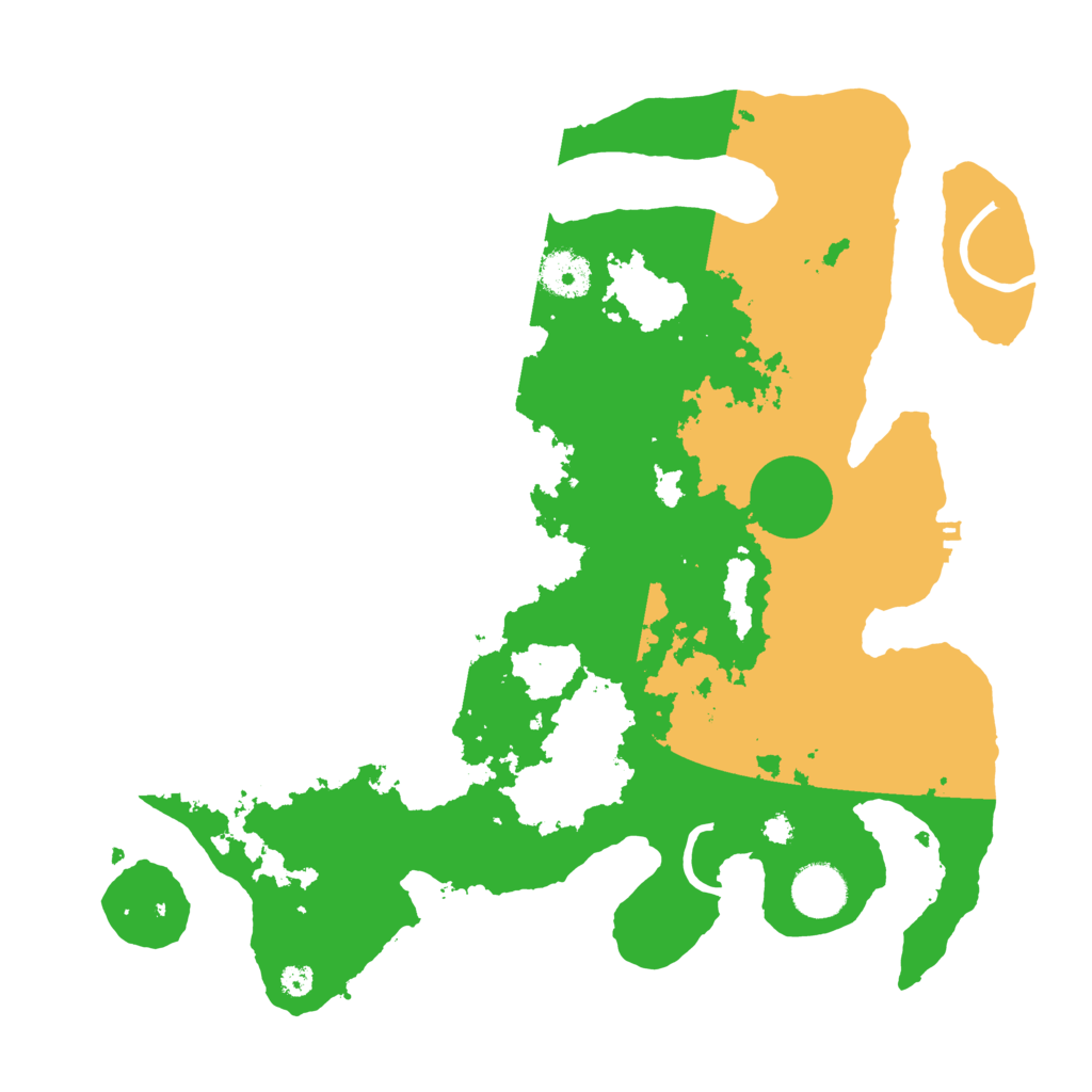 Biome Rust Map: Procedural Map, Size: 3500, Seed: 18383500