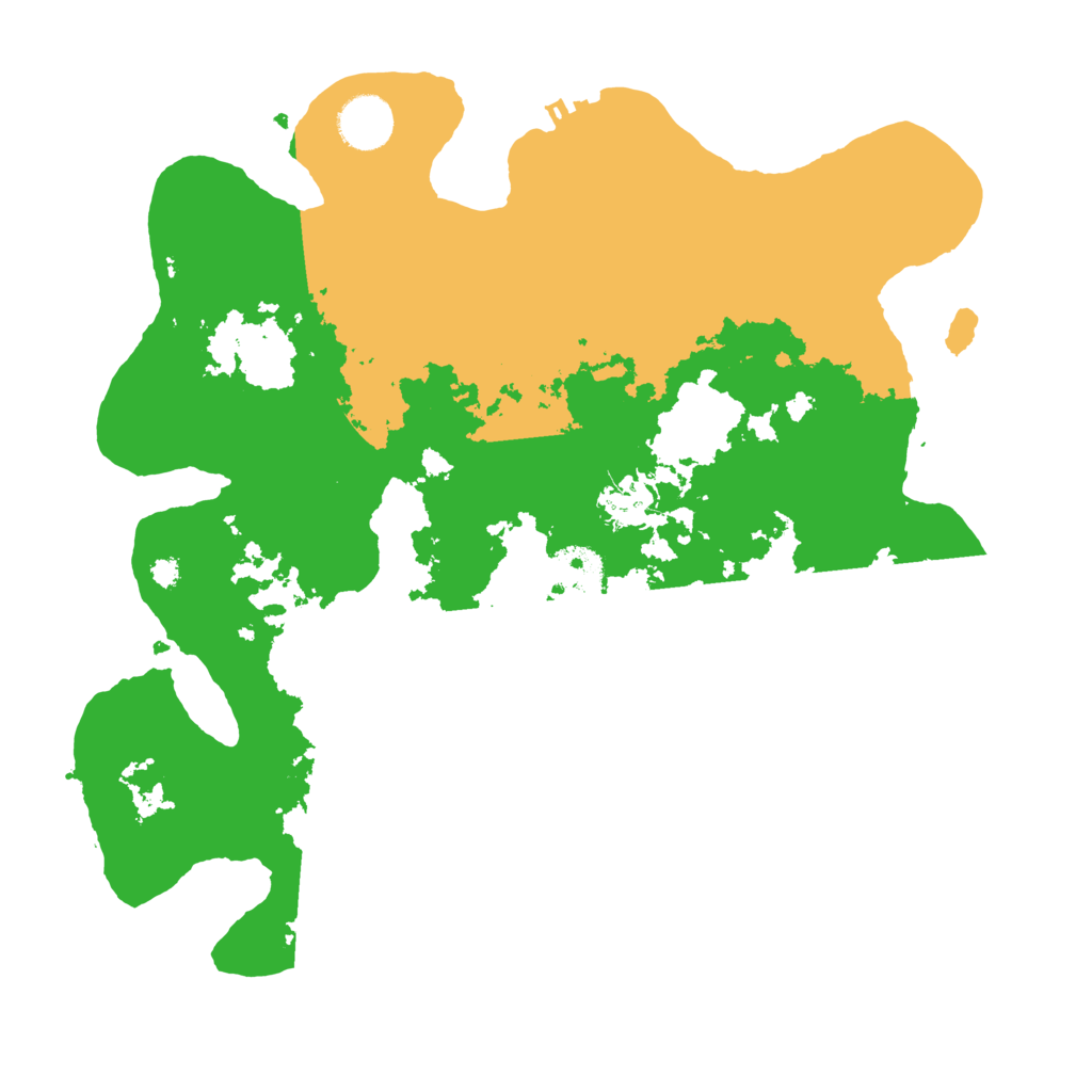 Biome Rust Map: Procedural Map, Size: 3500, Seed: 26256080