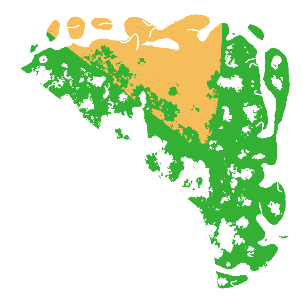 Biome Rust Map: Procedural Map, Size: 6000, Seed: 67380