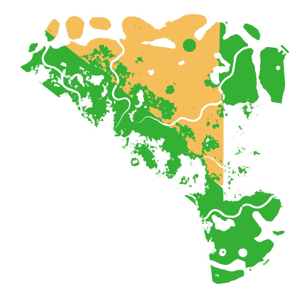 Biome Rust Map: Procedural Map, Size: 6000, Seed: 67380