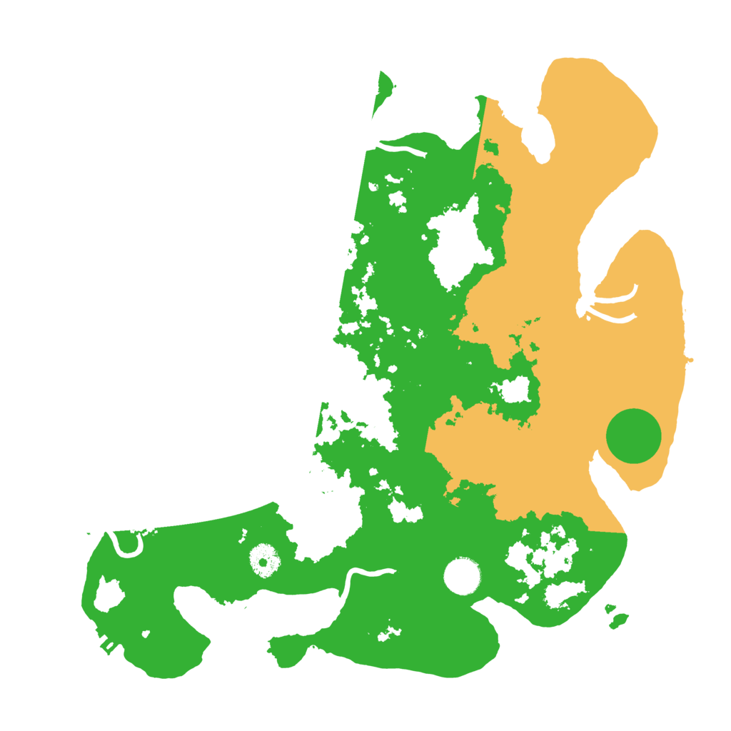 Biome Rust Map: Procedural Map, Size: 3500, Seed: 4030188