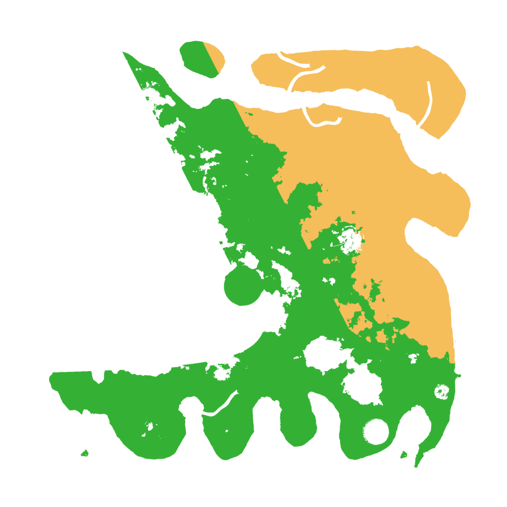 Biome Rust Map: Procedural Map, Size: 3500, Seed: 501676468