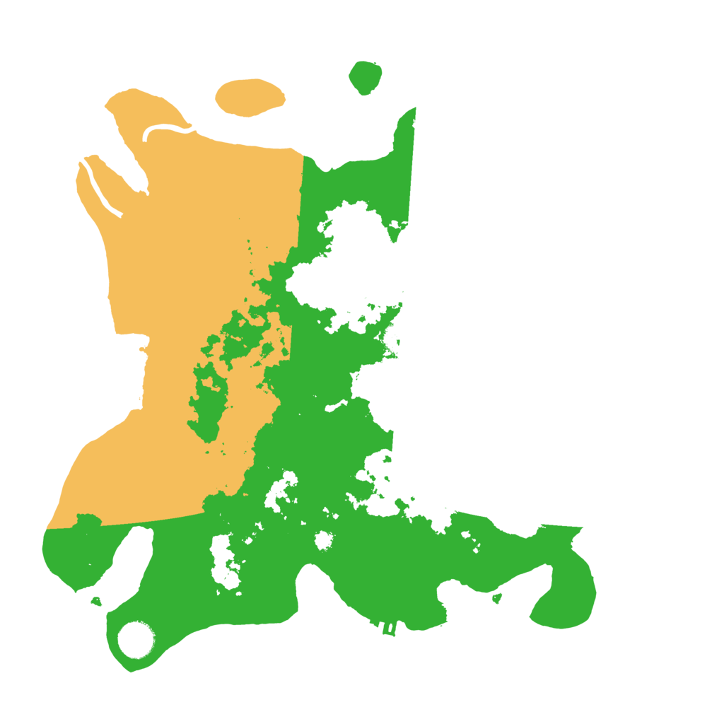 Biome Rust Map: Procedural Map, Size: 3500, Seed: 18091227