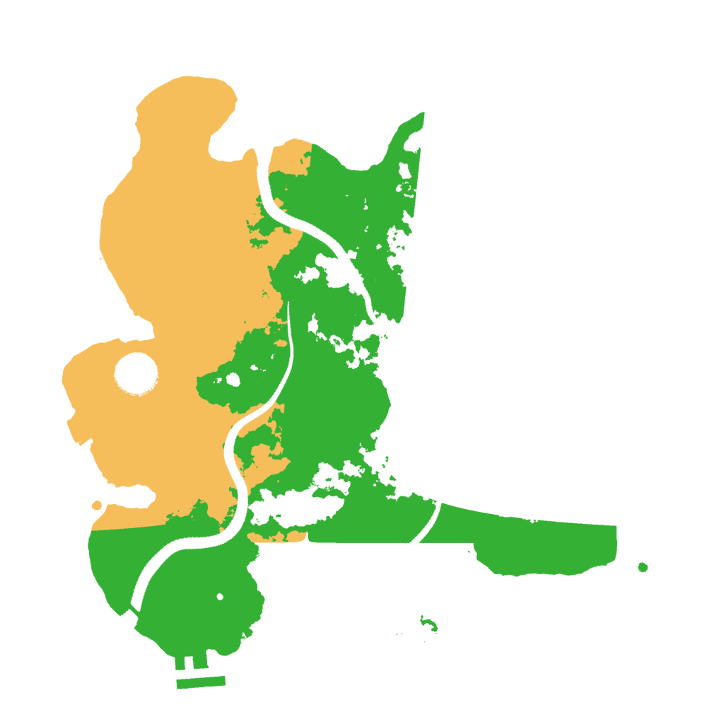 Biome Rust Map: Procedural Map, Size: 3000, Seed: 598745
