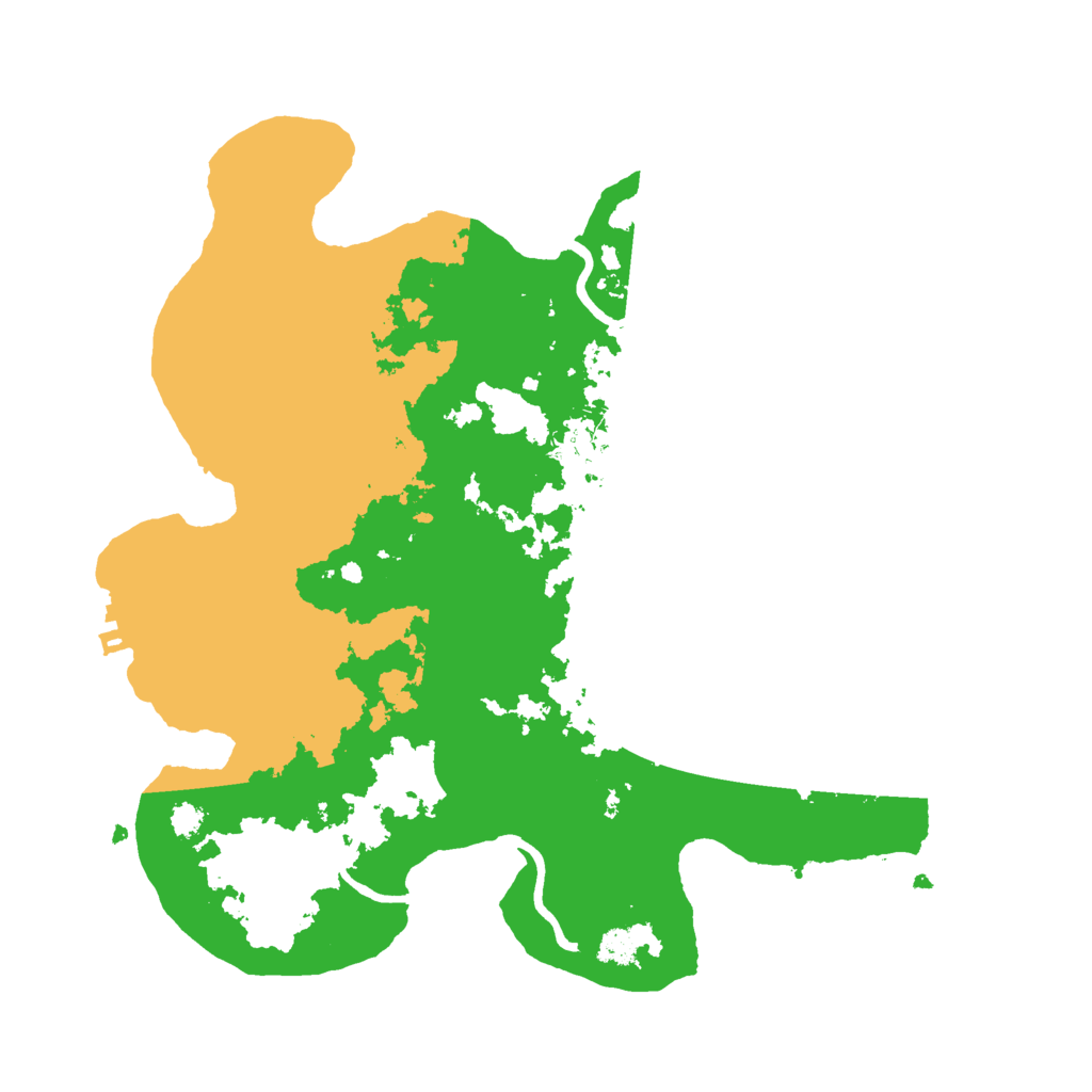 Biome Rust Map: Procedural Map, Size: 3000, Seed: 598745