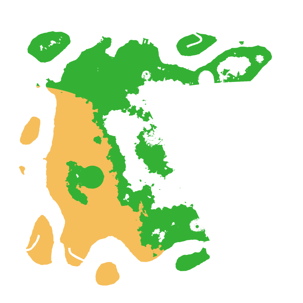 Biome Rust Map: Procedural Map, Size: 3500, Seed: 710301121