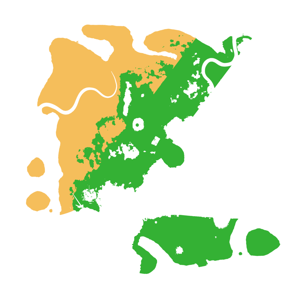 Biome Rust Map: Procedural Map, Size: 3600, Seed: 1150626579